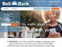Tablet Screenshot of bellbanks.com